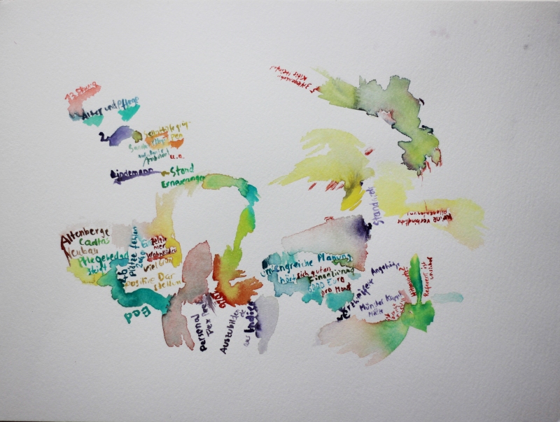 2026-03-11_komm-konferenz-alter-u-pflege1, watercolour, 30 × 40 cm (Kirsten Kötter)