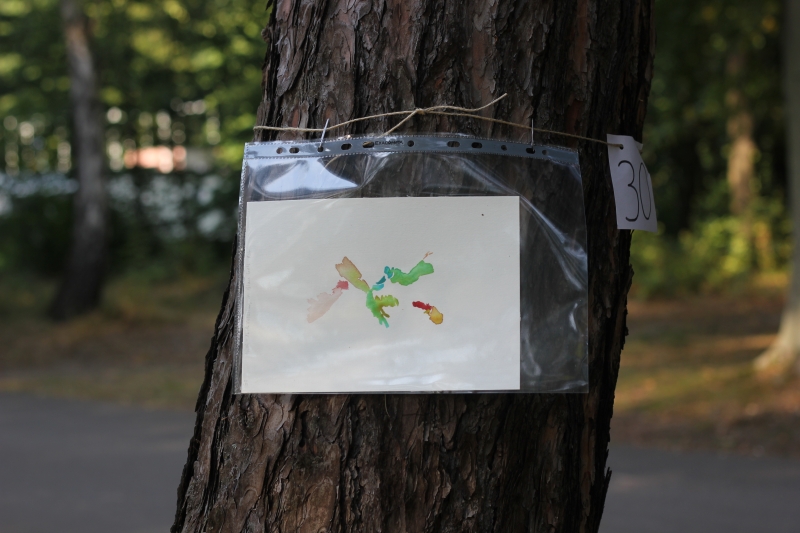 2025-08-20_malathon-chemnitz_30_baum_2938, watercolour, 17 × 24 cm (Kirsten Kötter)