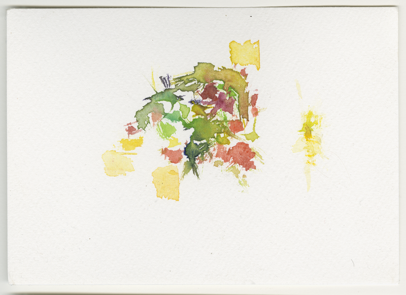 2020-05-01_fischteich, watercolour, 12 × 17 cm (Kirsten Kötter)