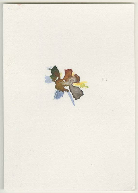 2021-10-31_fischteich, watercolour, 17 × 12 cm (Kirsten Kötter)
