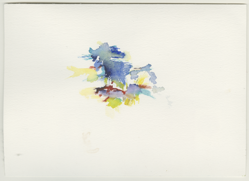 2021-10-31_fischteich_17-24, watercolour, 17 × 24 cm (Kirsten Kötter)
