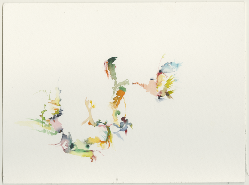2021-11-05, Symposium "Urun Rembuk", documenta fifteen, watercolour, 24 × 32 cm (Kirsten Kötter): Heri Budiman, Adhari Donora