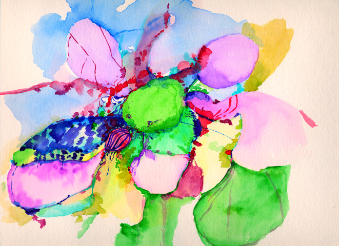 Kirsten Kötter: 2005, Aquarell, 30 × 40 cm