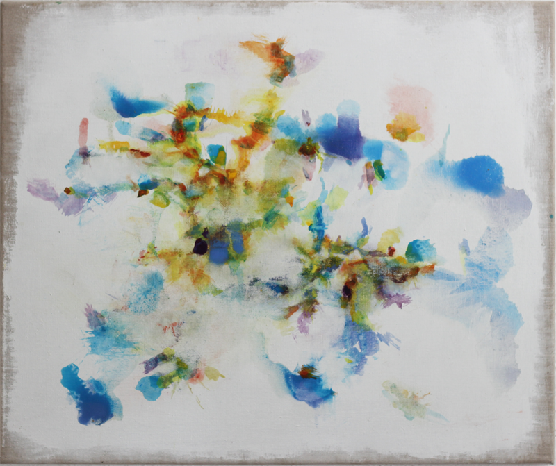 2021_2022_blau-gelb_2277, oil on canvas, 50 × 60 cm (Kirsten Kötter)