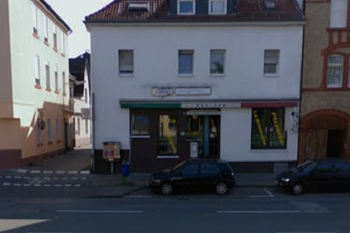 Frankfurt a. M., Leunastraße 40 / Raugasse, 2008, Pizzeria La Rusticana, Quelle: Google Streetview