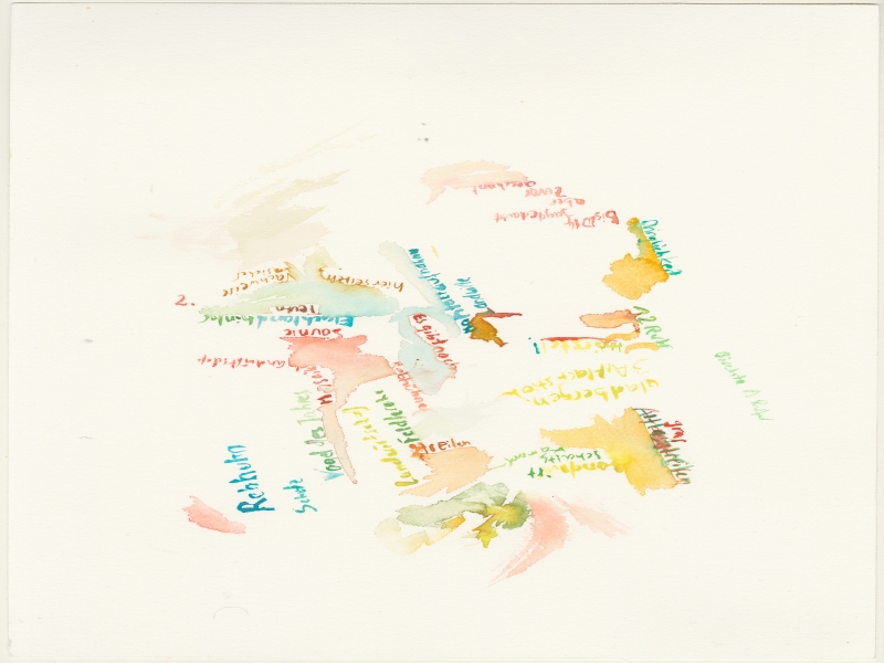 2026-03-26_naturschutzbeirat_1, watercolour, 30 × 40 cm (Kirsten Kötter)