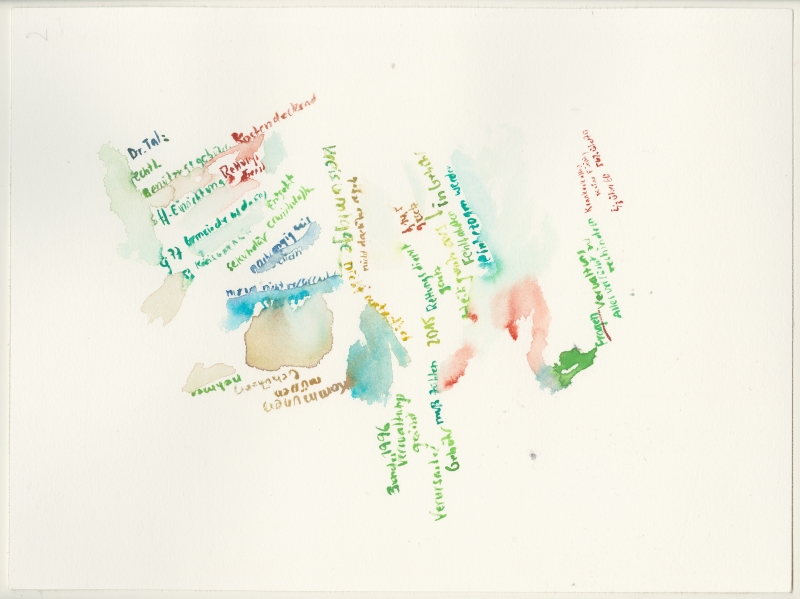 2026-04-16_kreistag2, watercolour, 30 × 40 cm (Kirsten Kötter)