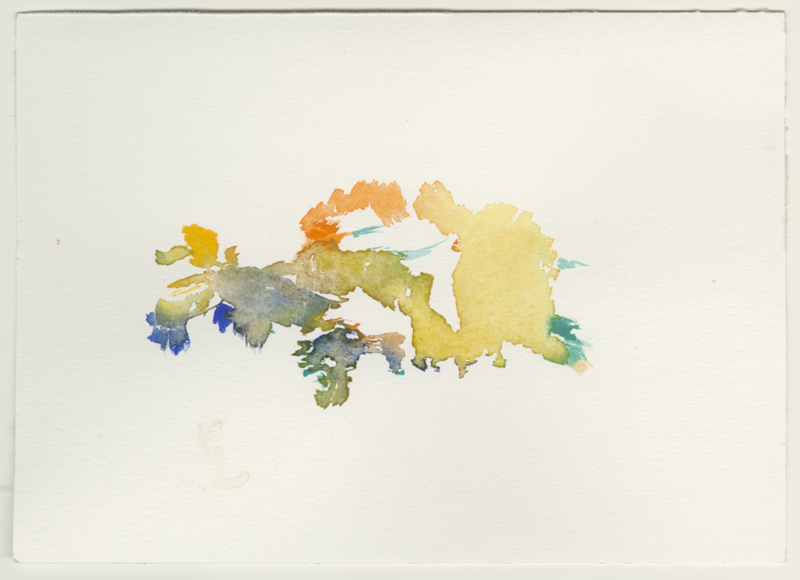 2021-10-28_fischteich-2_17-24, watercolour, 17 × 24 cm (Kirsten Kötter)