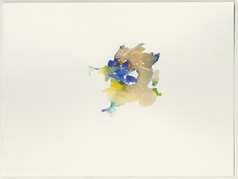 2021-10-28_fischteich-3_24-32, watercolour, 32 × 24 cm (Kirsten Kötter)