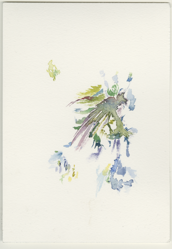2022-01-20_budenheim-wiese-n-krappen, watercolour, 17 × 12 cm (Kirsten Kötter)