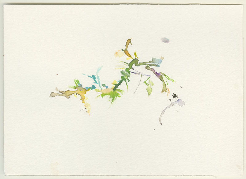 2022-04-29_fischteich, watercolour, 17 × 24 cm (Kirsten Kötter)