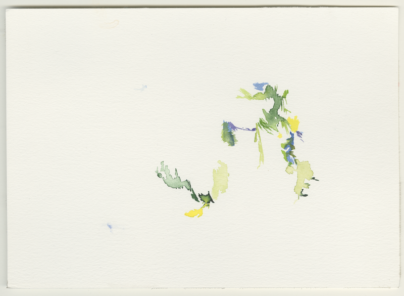 2022-05-25_noesslach-trail-humlerhof, watercolour, 17 × 24 cm (Kirsten Kötter)